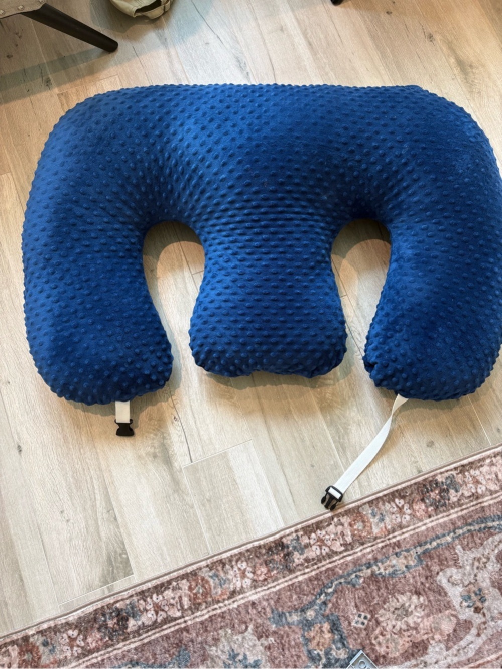 Twin Z Pillow 6-in-1 Nursing Pillow in Blue